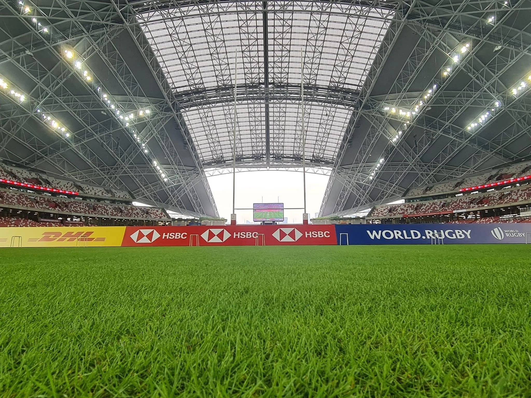 Stadium Zoysia turf in an indoor stadium